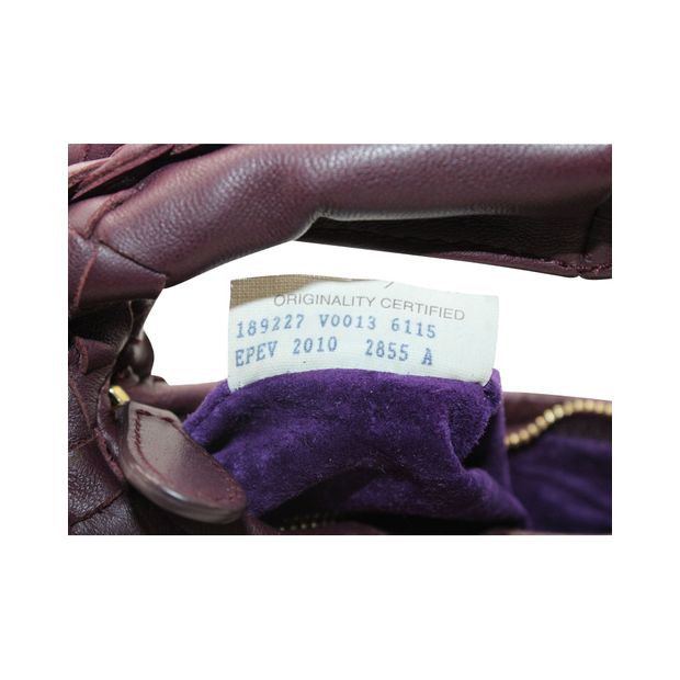 Bottega Veneta Mini Jodie Bag in Purple Leather