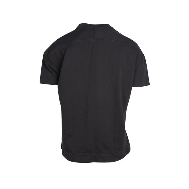 Acne Studios Piani Roundneck T-Shirt in Black Cotton