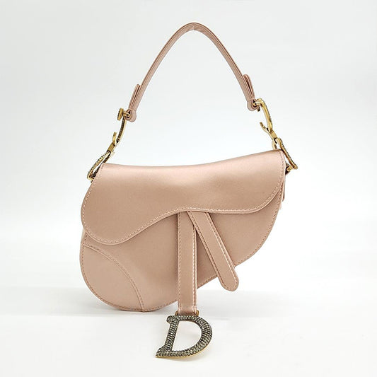 Dior Christian  Satin Mini Saddle Bag