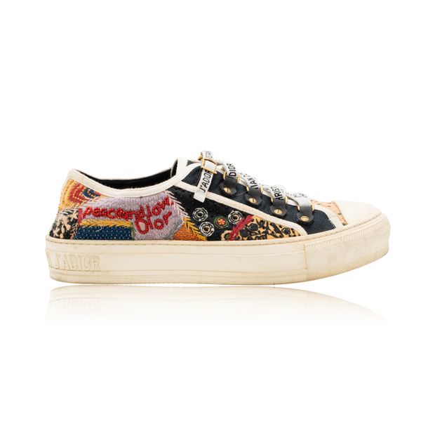 Walk'n'Dior Patch Embroidery Sneakers
