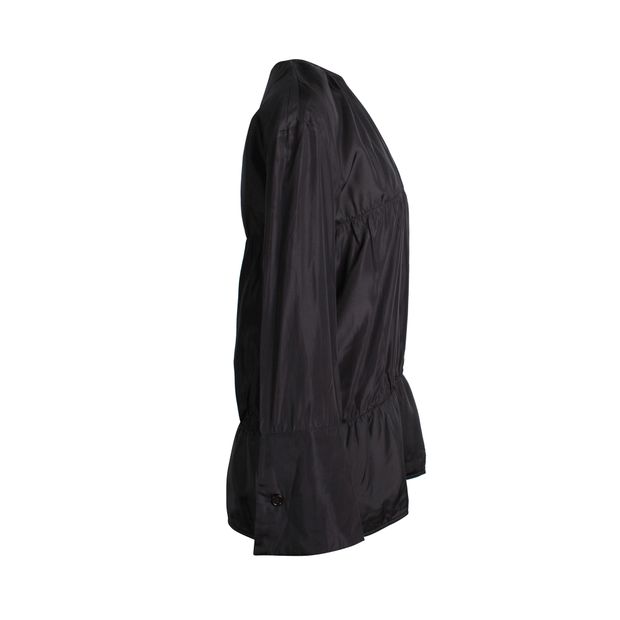 Marni Long Sleeve Top in Black Silk