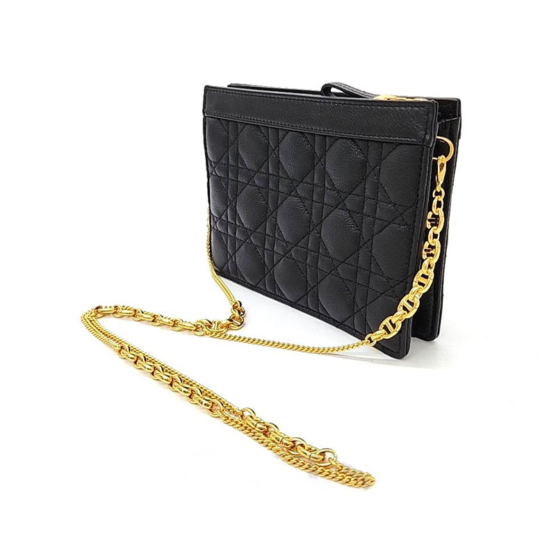 Dior Christian  Caro Chain Zip Pouch and Crossbody Bag