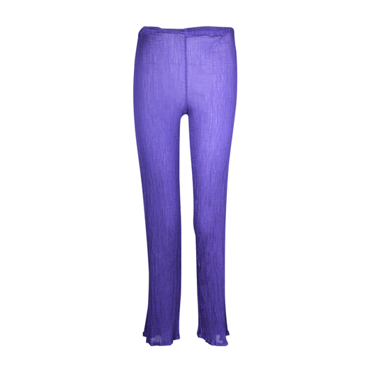 ME Purple Textured Pants