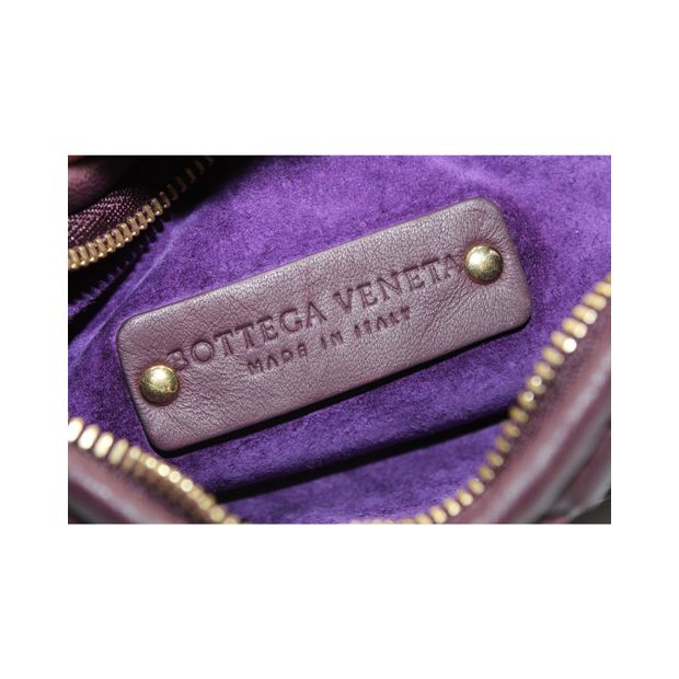 Bottega Veneta Mini Jodie Bag in Purple Leather