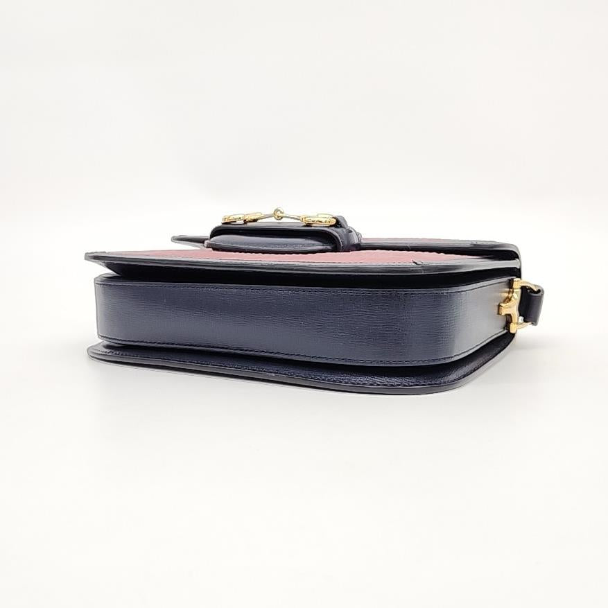 Gucci  Corduroy 1955 Horsebit Shoulder Bag (602204)