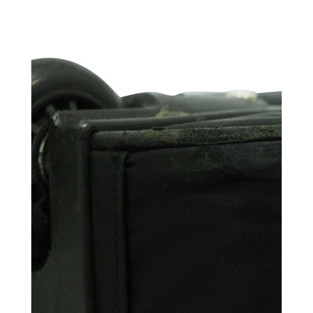 Prada Black Nylon Suitcase
