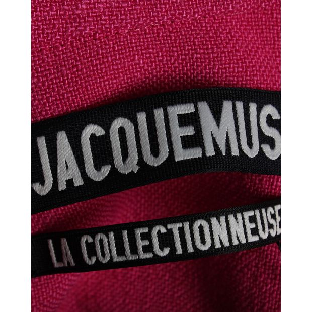Jacquemus La Chemise Monceau Layered Shirt in Pink Viscose