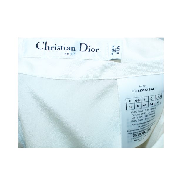Dior Multicolor Print Silk Skirt