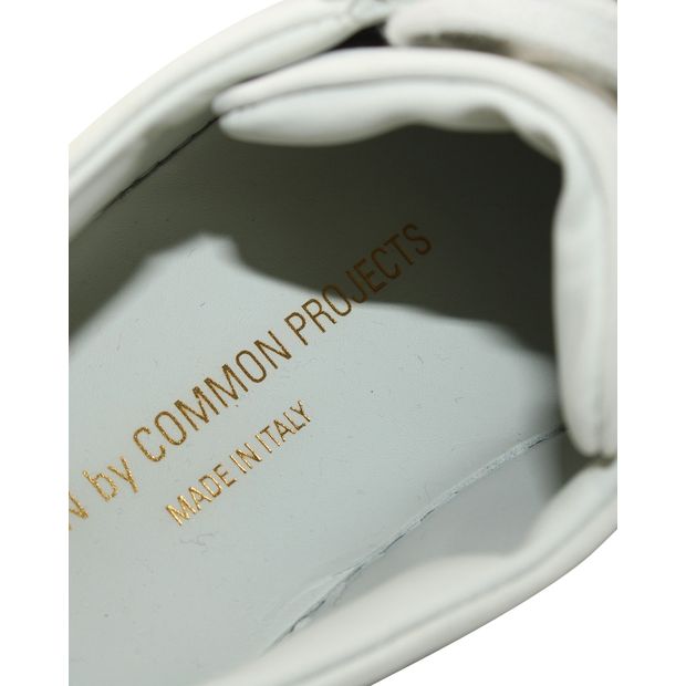 Common Projects Achilles Low Top Sneakers in Confetti White Leather