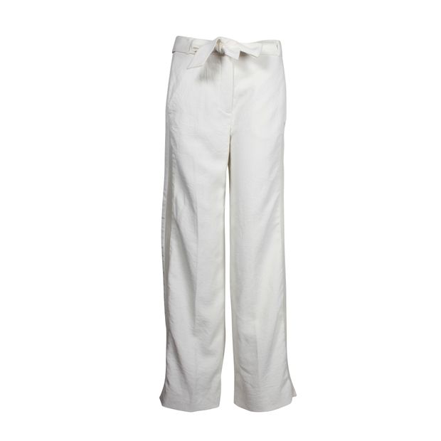 Ivory with Mesh Line Pant