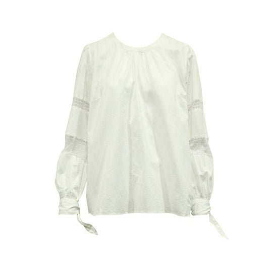 Michael Michael Kors Long Sleeve Shirt With Lace Detail