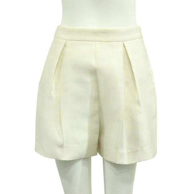 Giambattista Valli Cream Bermuda Shorts