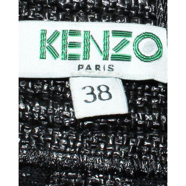 KENZO Metallic Shorts with Quilted Pockets