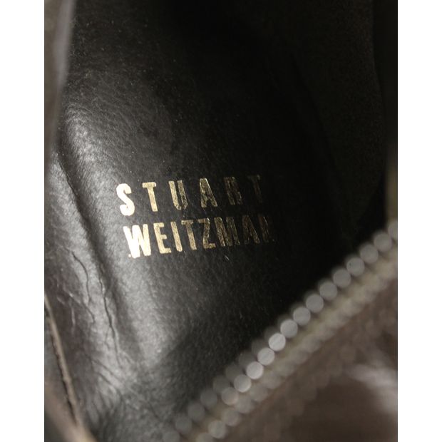 Stuart Weitzman Dark Brown Ankle Boots