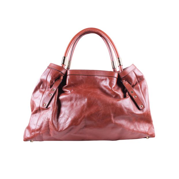 CHLOÉ Brown Leather Shoulder Bag