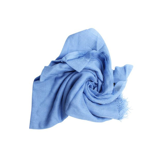 Etro Light Blue Cashmere/ Silk Shawl
