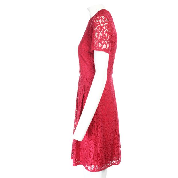 BURBERRY LONDON Red Lace Dress