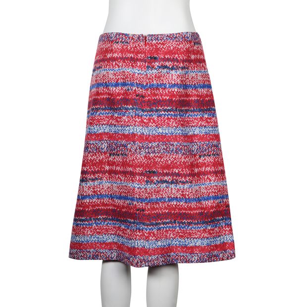 TORY BURCH Multicoloured Silk Midi Skirt