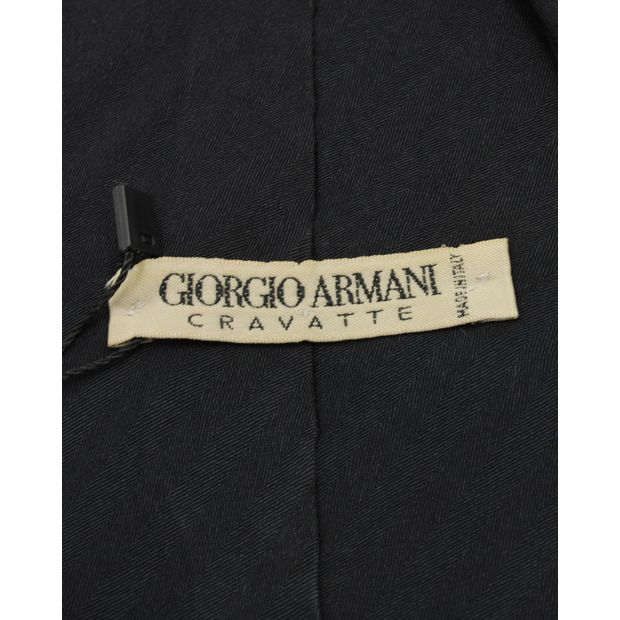 Giorgio Armani Navy Blue Tie