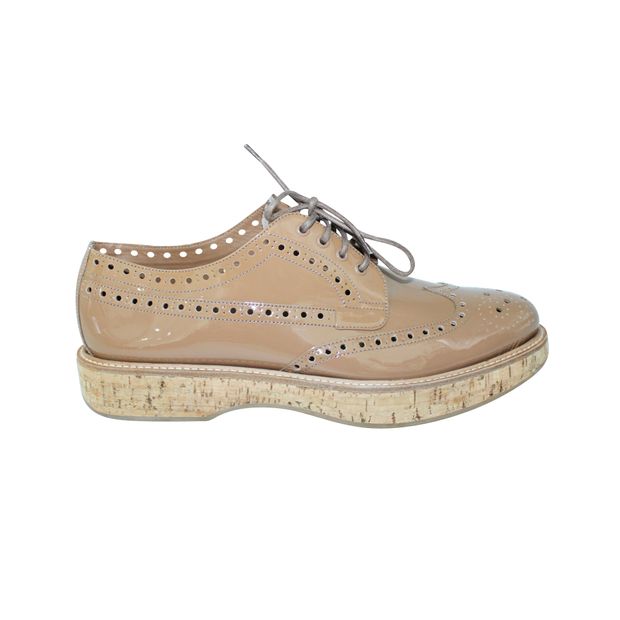 Church'S Light Brown Patent Leather Keely Shoes