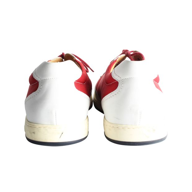GIORGIO ARMANI Leather and Canvas Sneakers