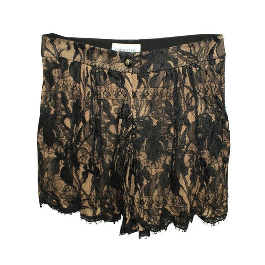 EMILIO PUCCI Brown and Black Lace Shorts