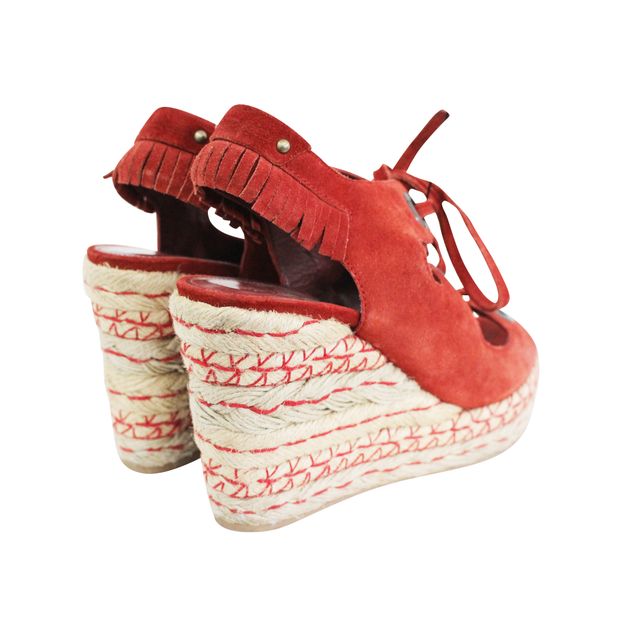SERGIO ROSSI Red Wedges