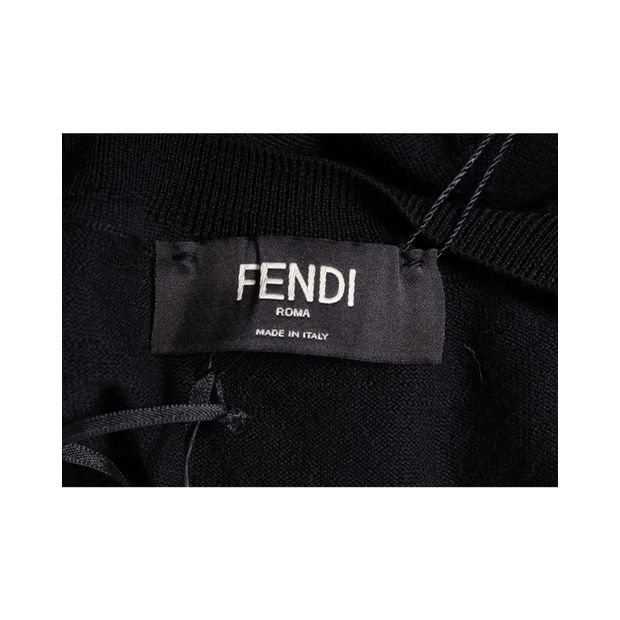 Fendi Giroccollo Cult Embroidered Sweater