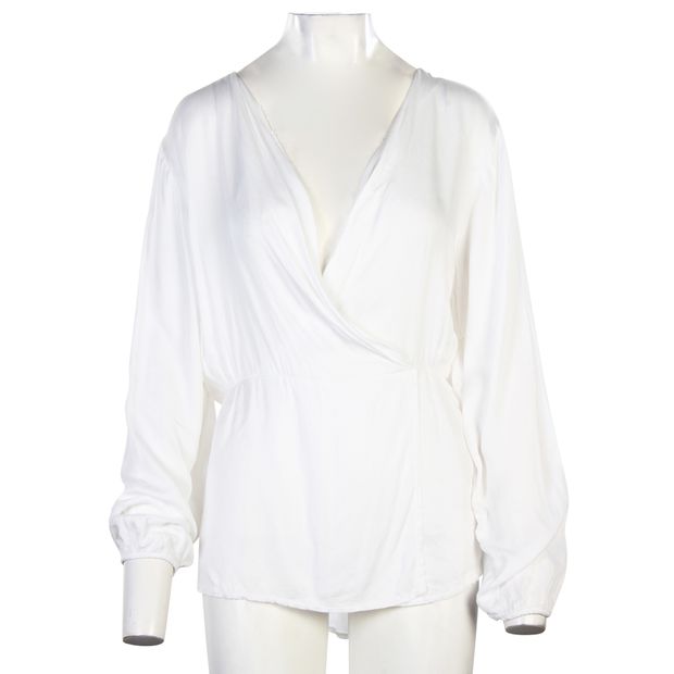 A.BROWNS & CO Long Sleeves White Blouse