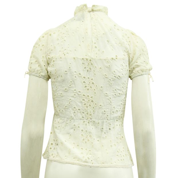 REFORMATION Boho Style Embroidered Top