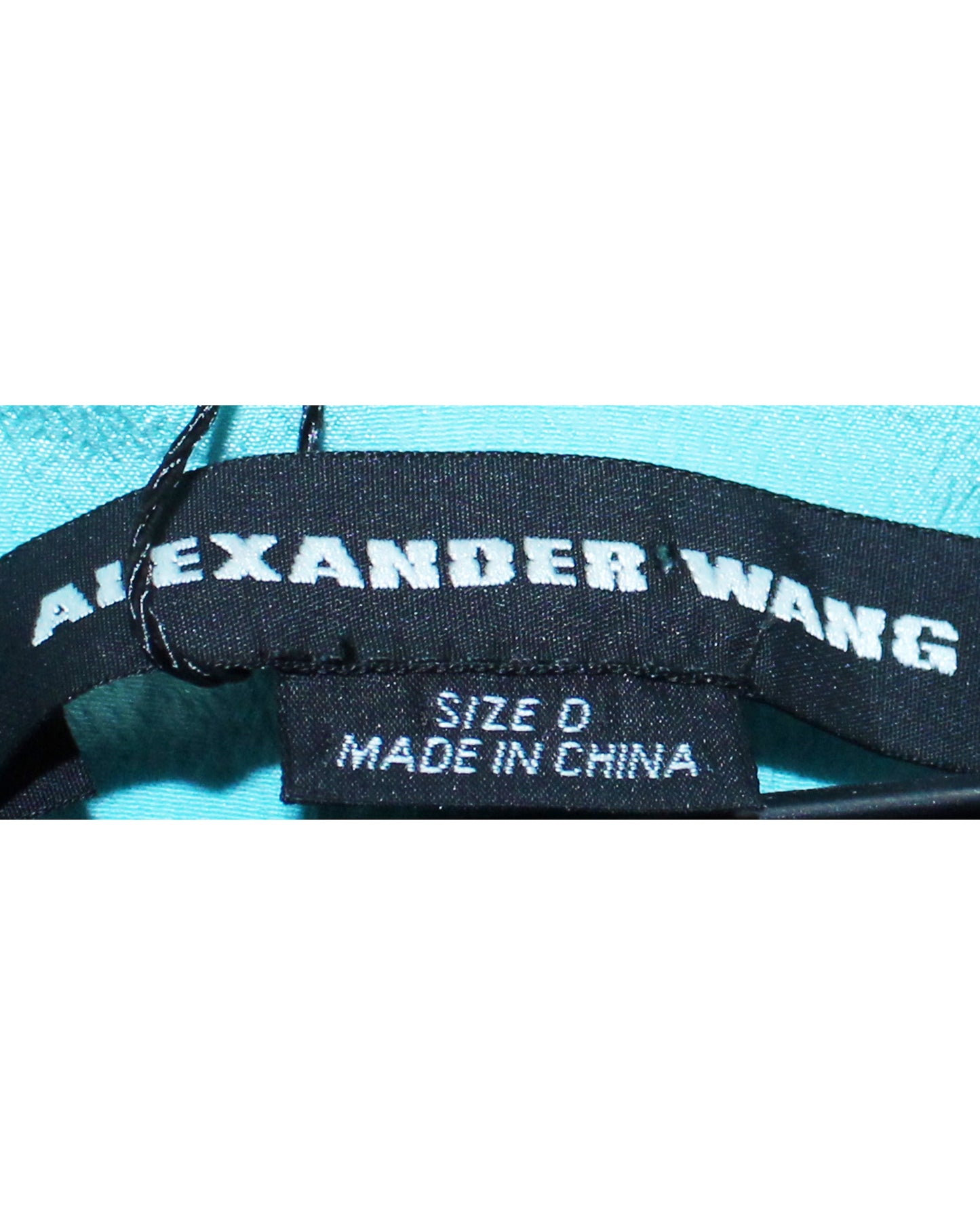 Alexander Wang Mint And Blue Open Back Summer Dress