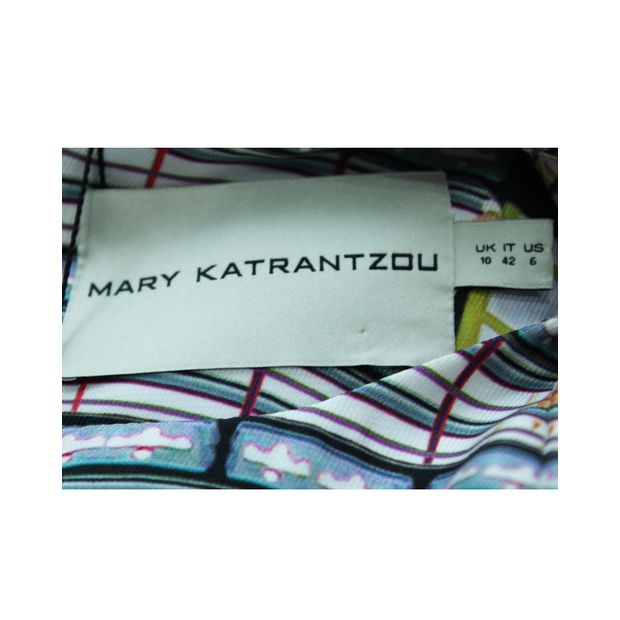 MARY KATRANTZOU Multicolor Printed Blouse