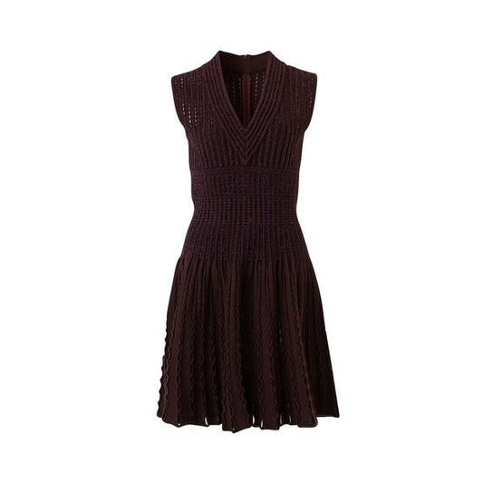 Alaia Metallic Knit Dress