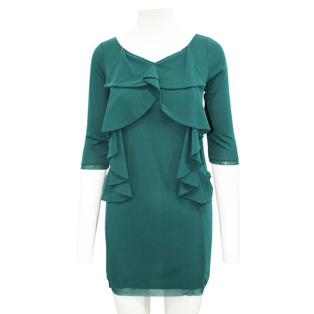 VIVIENNE TAM Green Mid Sleeves Dress