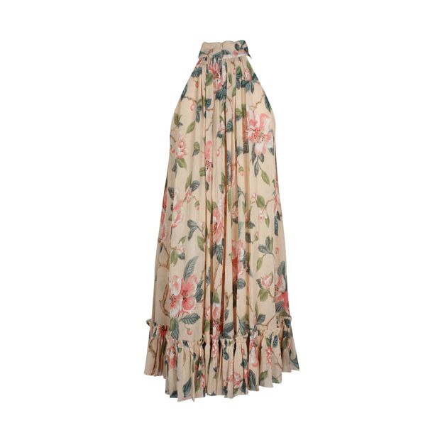 Zimmermann Kirra Mini Dress In Floral Print Cotton