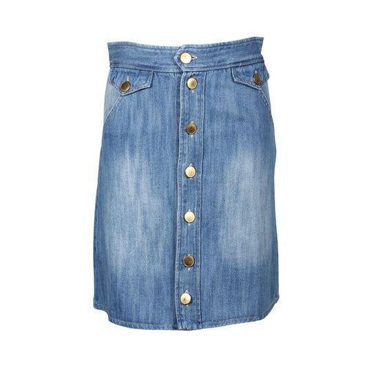Isabel Marant Etoile A Line Denim Mini Skirt