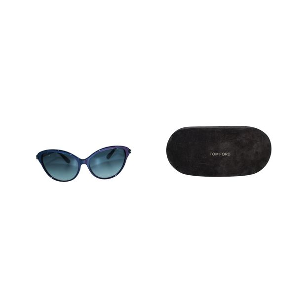 Tom Ford Purple/ Hollogram Priscilla Sunglasses