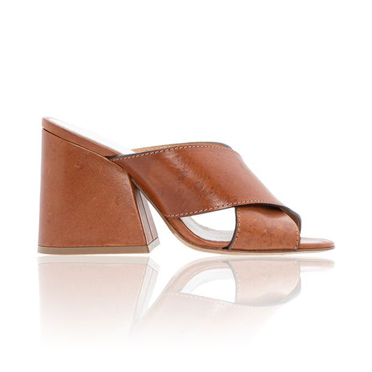 Maison Martin Margiela Leather Crossstrap Wedge Sandals