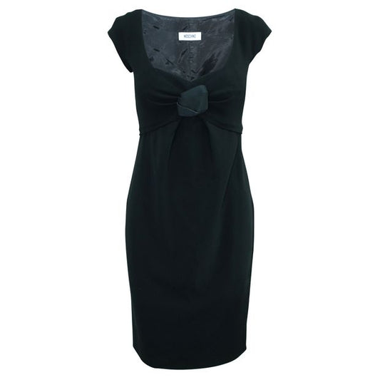 MOSCHINO Little Black Dress with Knot
