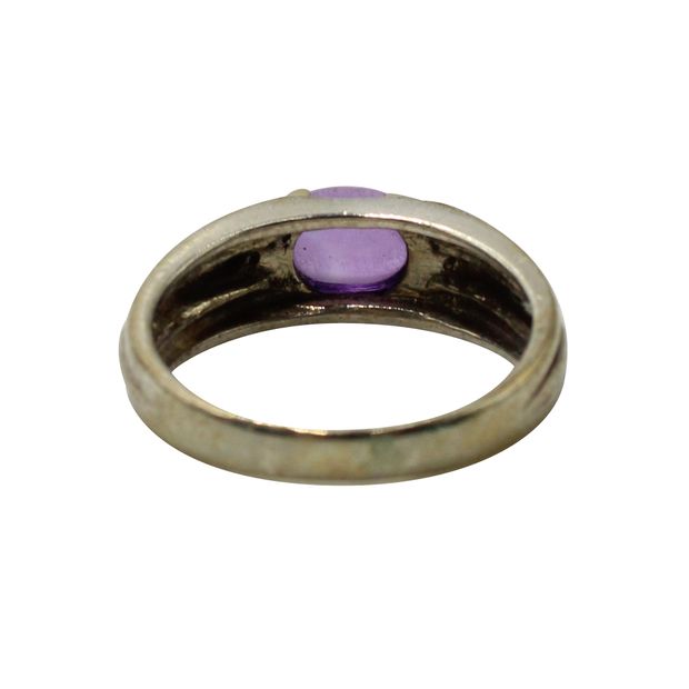 Tiffany & Co Silver, Yellow Gold Ring With Amethyst