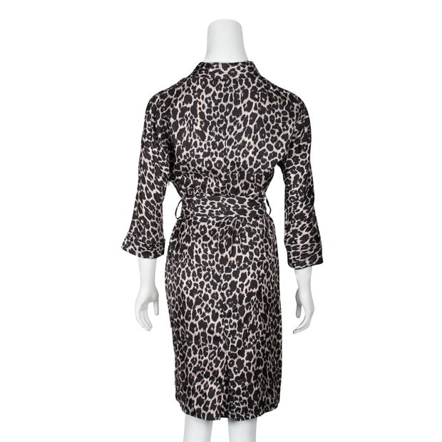 PAULE KA Cheetah Print Mini Dress