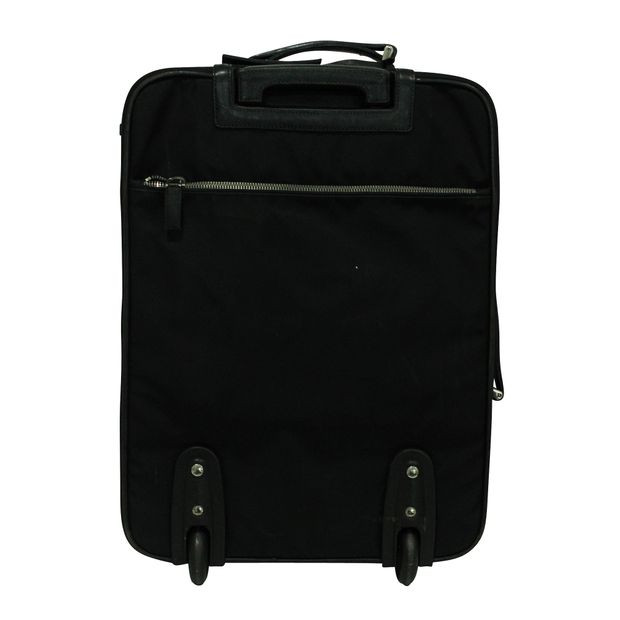 Prada Black Nylon Suitcase