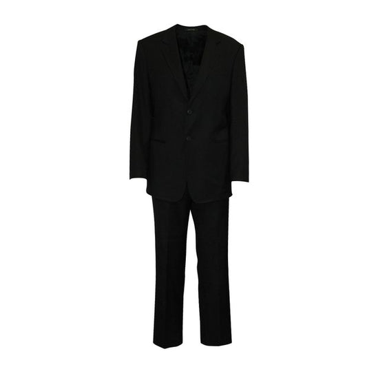 Contemporary Designer Black Suit