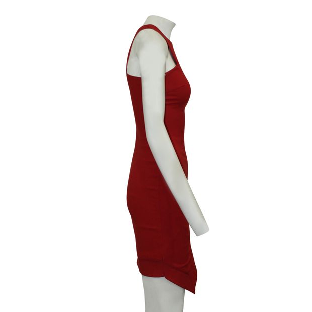 ELIZABETH AND JAMES Red/Brick Color Sleeveless Dress