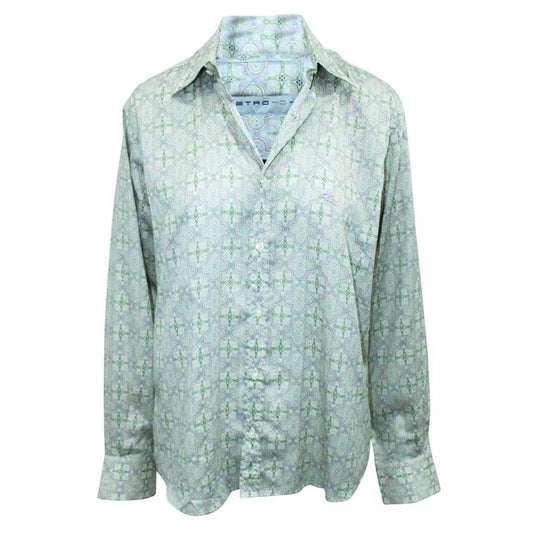ETRO Green Printed Paisley Shirt