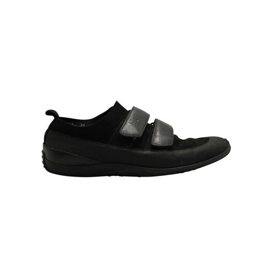 Gucci Low Top Leather Suede Velcro Sneakers