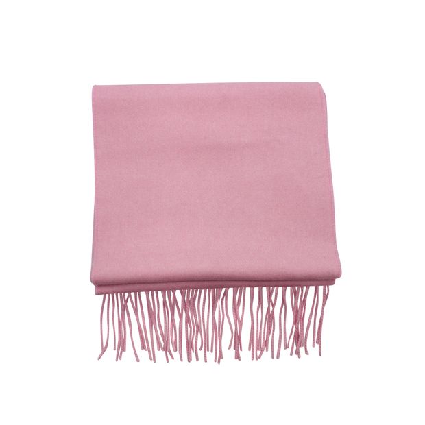 Gucci Fringed Sequins Embellished Scarf in Pink Silk and Cashmere-Blend