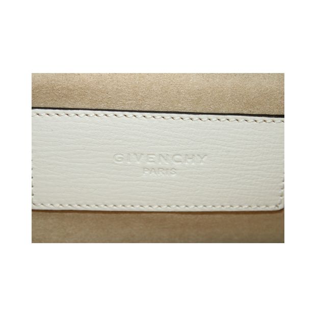 Givenchy Cross3 Crossbody Bag in White Leather
