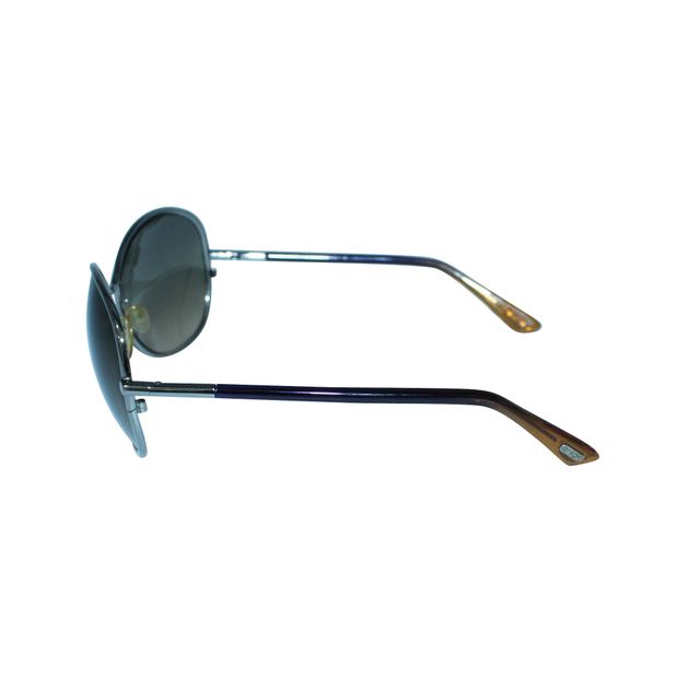 TOM FORD Light Brown Sunglasses with Purple Sides