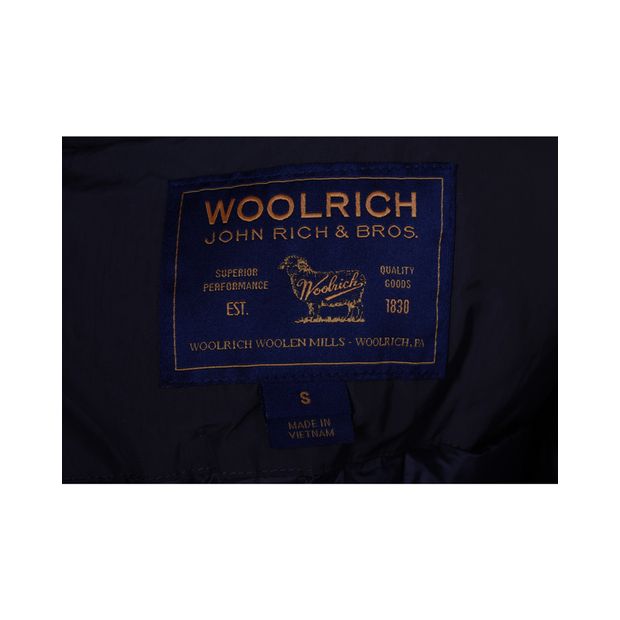 Woolrich John Rich & Bros Brown Fur Trim Coat
